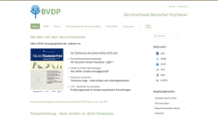 Desktop Screenshot of bv-psychiater.de